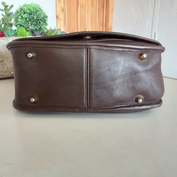 Coach Stewardess Bag #9525, 1996, Mahogany Brown - Picture 7 of 16